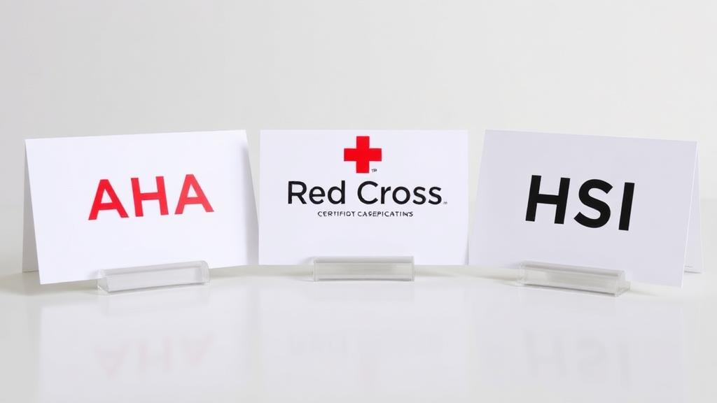 AHA vs. Red Cross vs. HSI: Which CPR Certification Should You Choose?