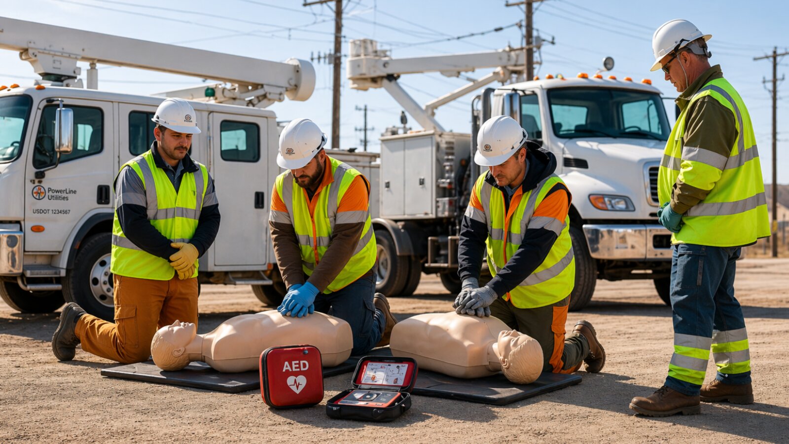 On-Site CPR and AED Training for Utility Companies - CPR-Professionals